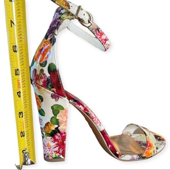 ❤️ EUC - MADDEN GIRL Floral Print Heals - Size 9 - Picture 4 of 4